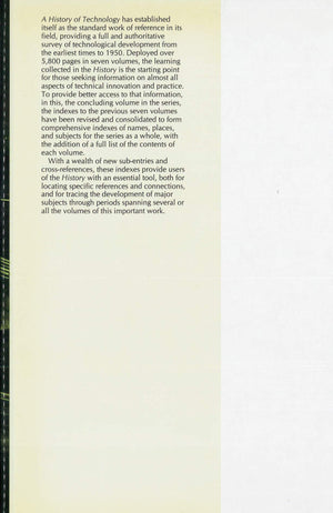 A History of Technology (History of Technology, Vol. 8),Used