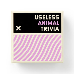 Brass Monkey Useless Animal  Trivia Card Game Set With 200 Unique Questions About All Different Kinds Of Animals