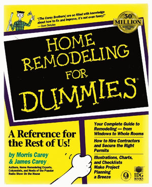 Home Remodeling for Dummies (For Dummies Series),New