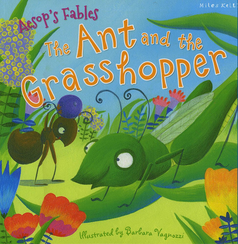 Aesop's Fables the Ant and the Grasshopper,Used