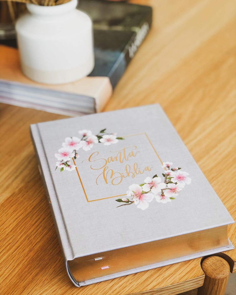 NBLA, Santa Biblia, Edici?n Art?stica, Tapa dura/tela, Arte con bordes dorados, Palabras de Jes?s en Rojo, Comfort Print (Spanis,Used