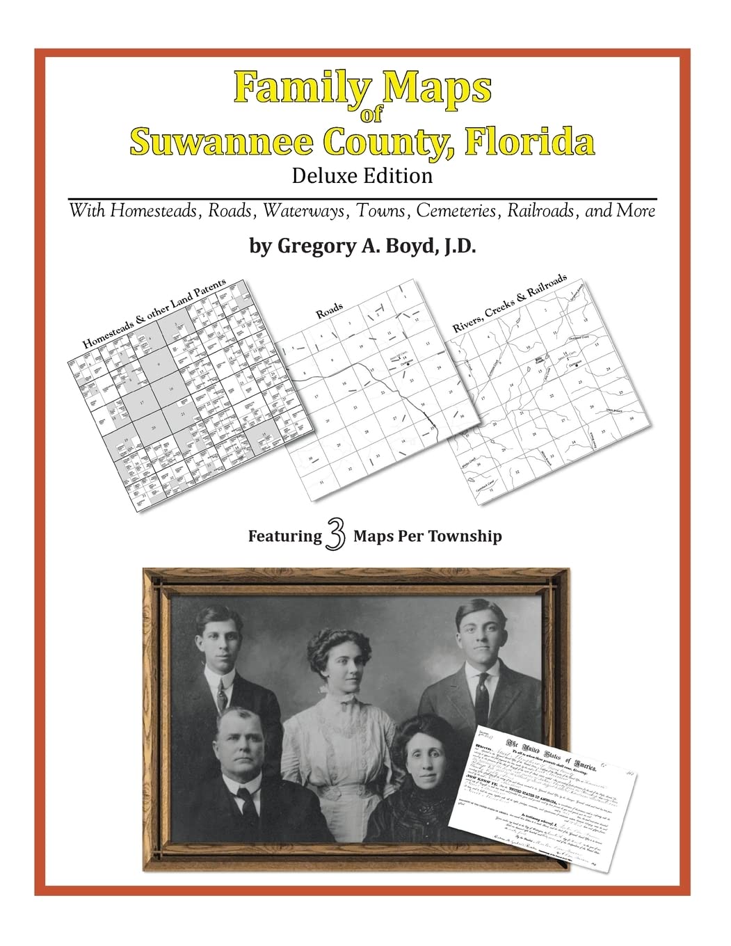 Family Maps of Suwannee County, Florida,Used