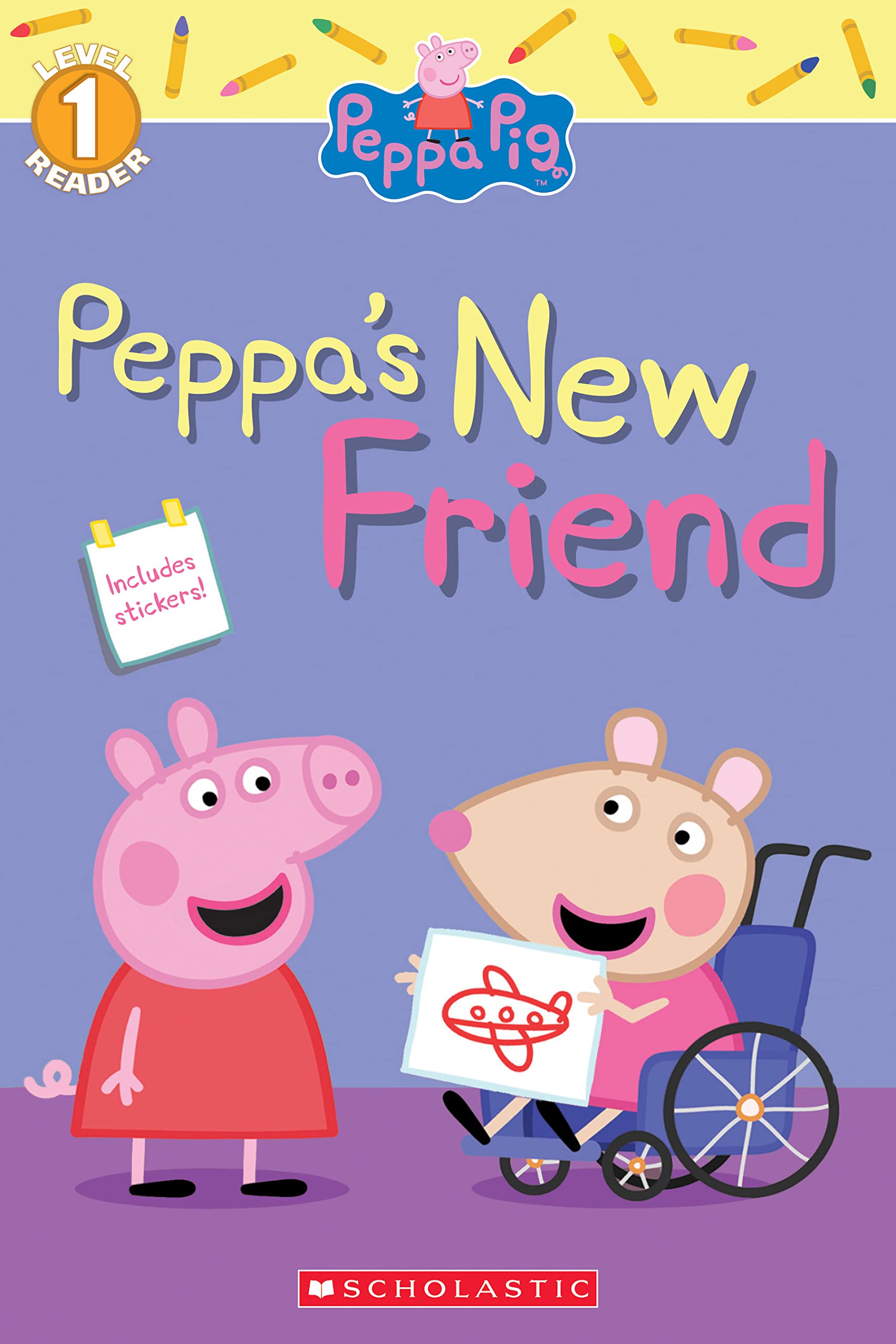 Peppas New Friend (Peppa Pig Level 1 Reader with Stickers)