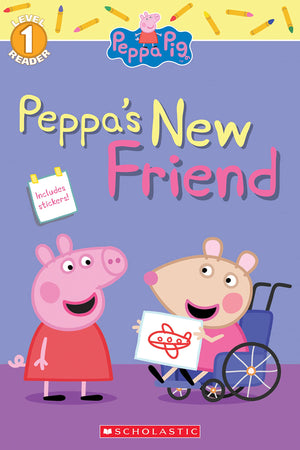 Peppas New Friend (Peppa Pig Level 1 Reader with Stickers)