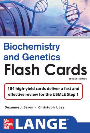Lange Biochemistry And Genetics Flash Cards 2/E (Lange Flashcards)