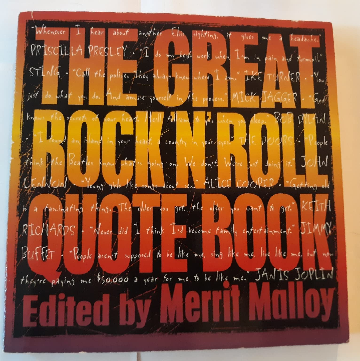 The Great Rock 'N' Roll Quote Book,Used