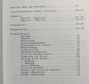 Deutsche Geschaftskorrespondenz: Introduction to the German Business World for Native Speakers of English Who Study German Busin,Used