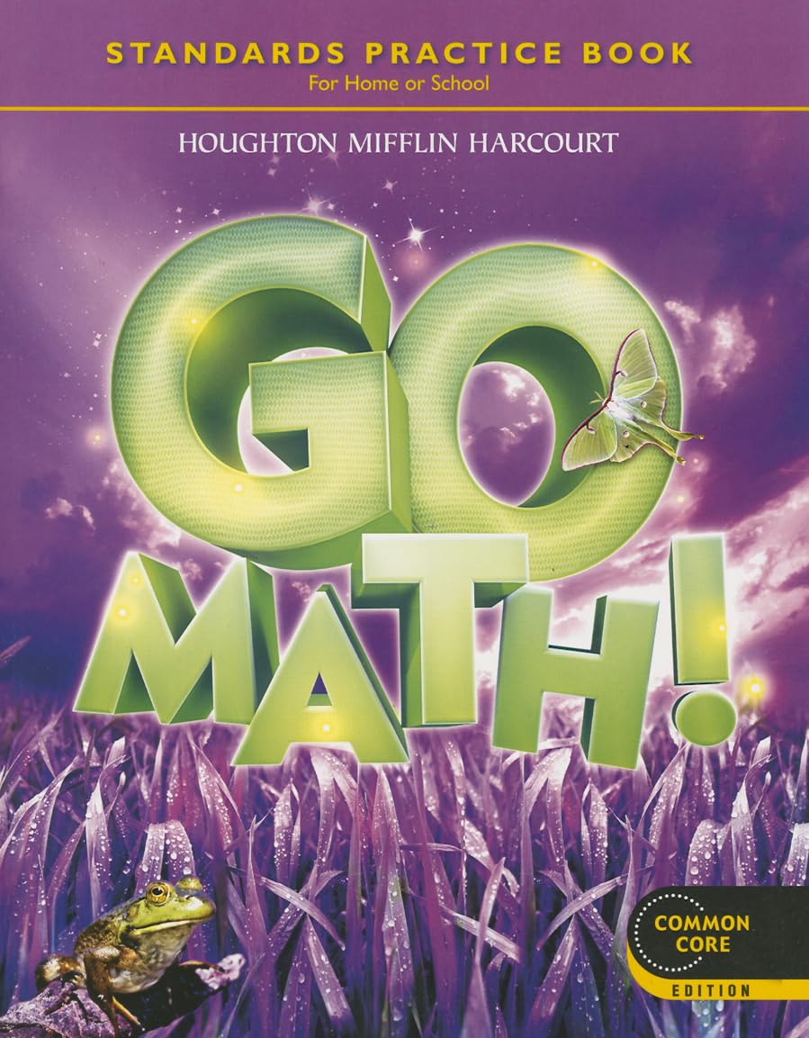 Go Math! Student Practice Book for Home or School, Grade 3,Used