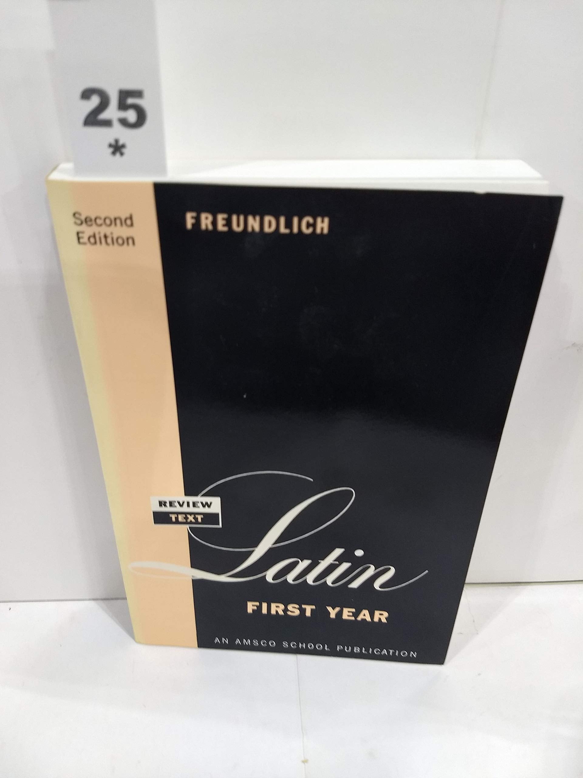 Review Text in Latin First Year (Latin Edition),Used