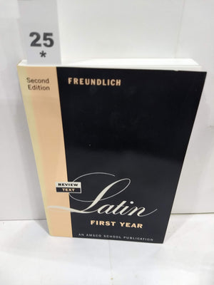 Review Text in Latin First Year (Latin Edition),Used
