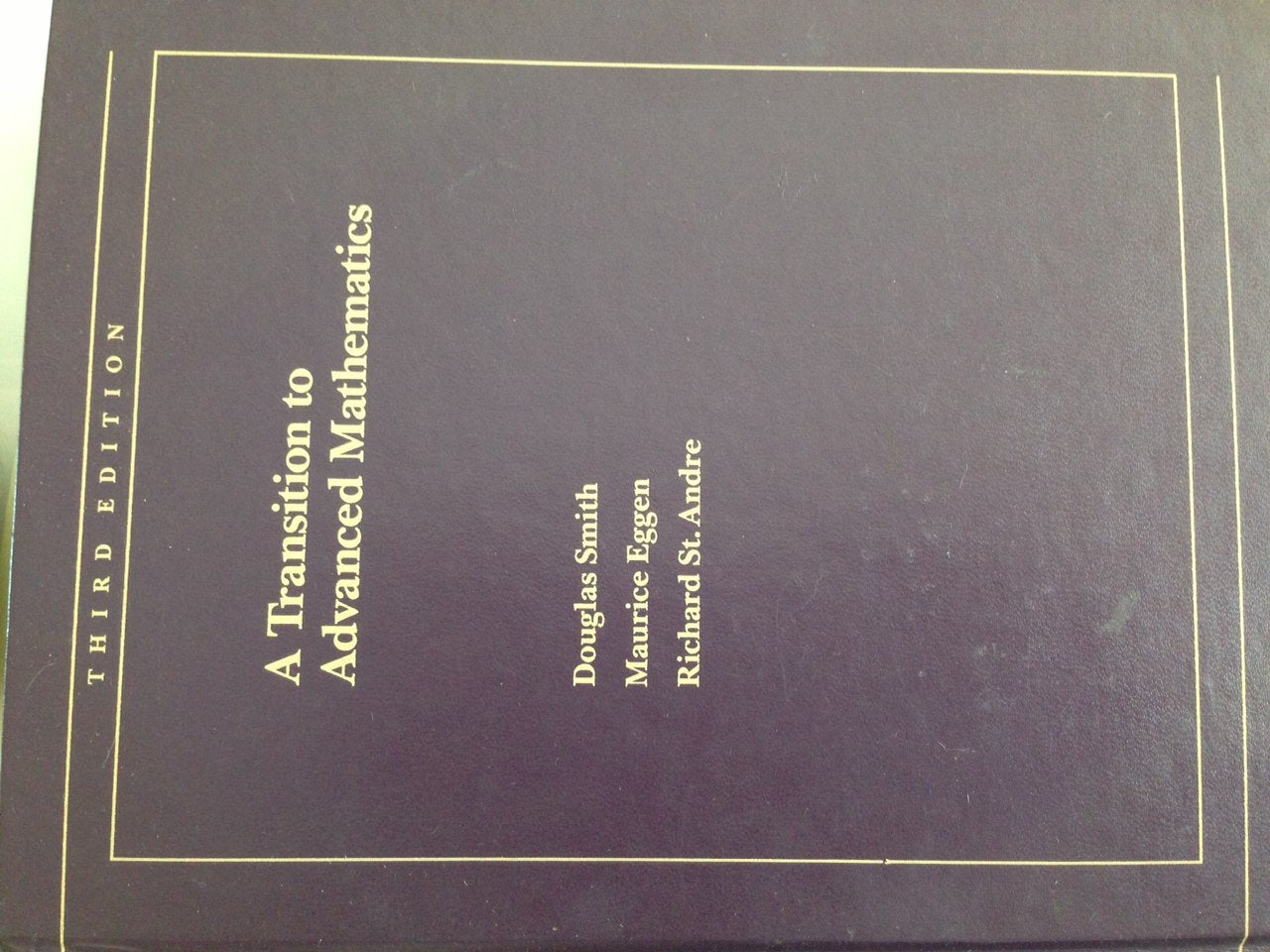 A Transition to Advanced Mathematics,Used