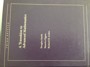 A Transition to Advanced Mathematics,Used