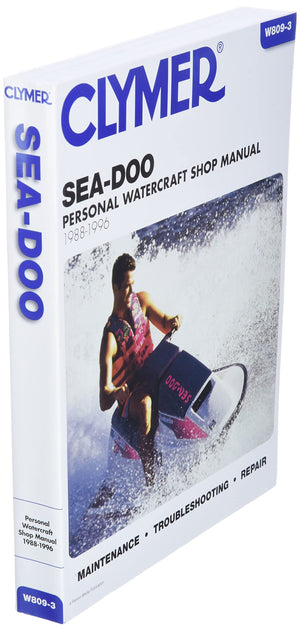 SeaDoo Water Vehicles Shop Manual 19881996 (Clymer Personal Watercraft),Used