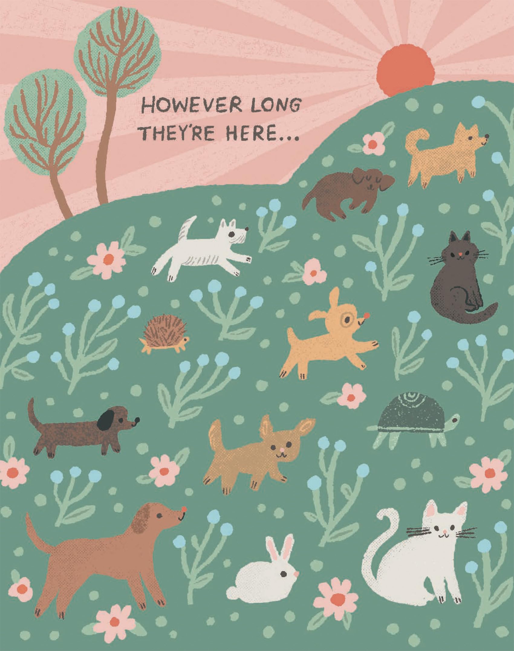 Love Muchly Greeting Cards: Pet Sympathy  However Long TheyRe Here (Pack Of 6)