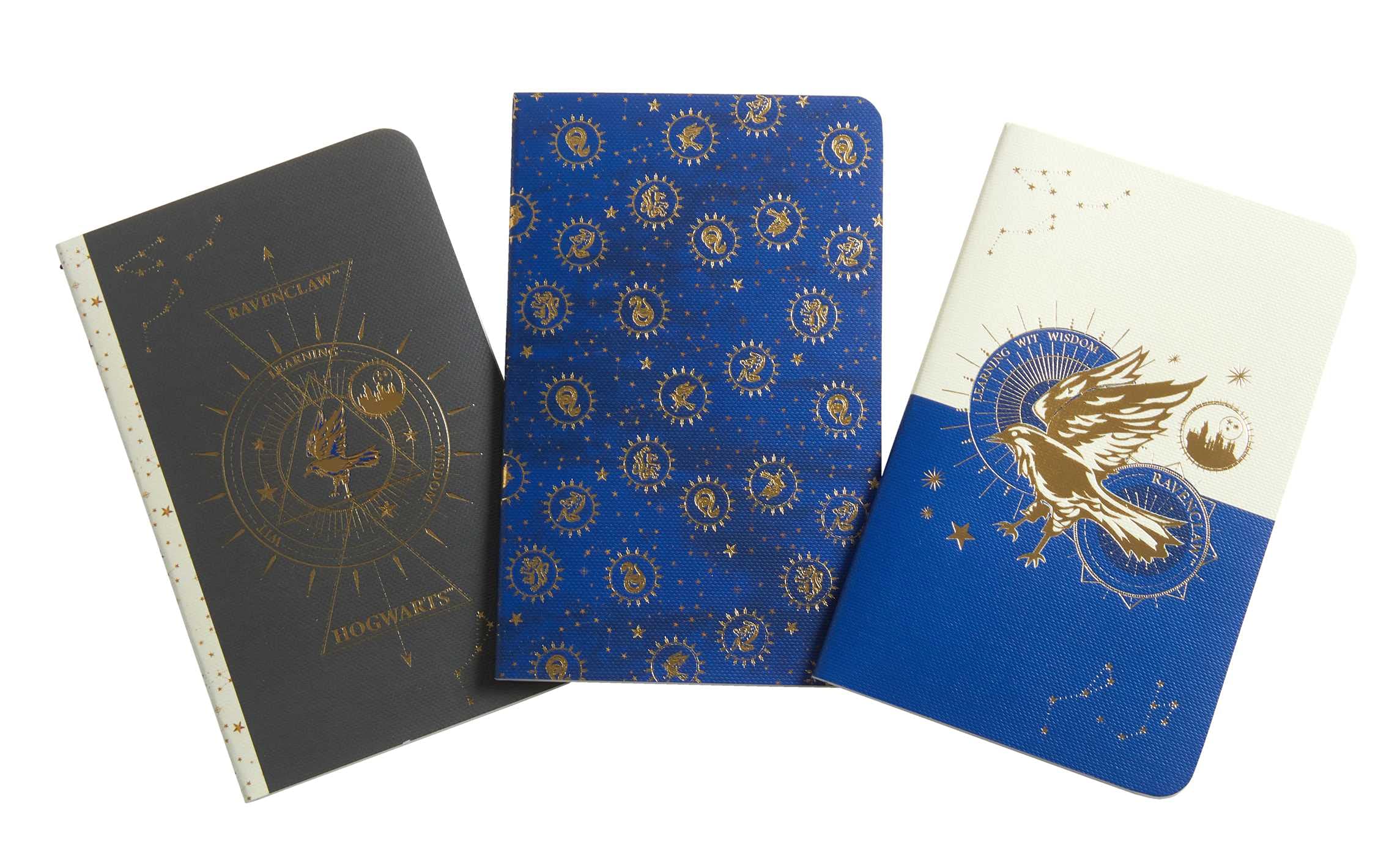 Harry Potter: Ravenclaw Constellation Sewn Pocket Notebook Collection (Set of 3) (Harry Potter: Constellation),Used