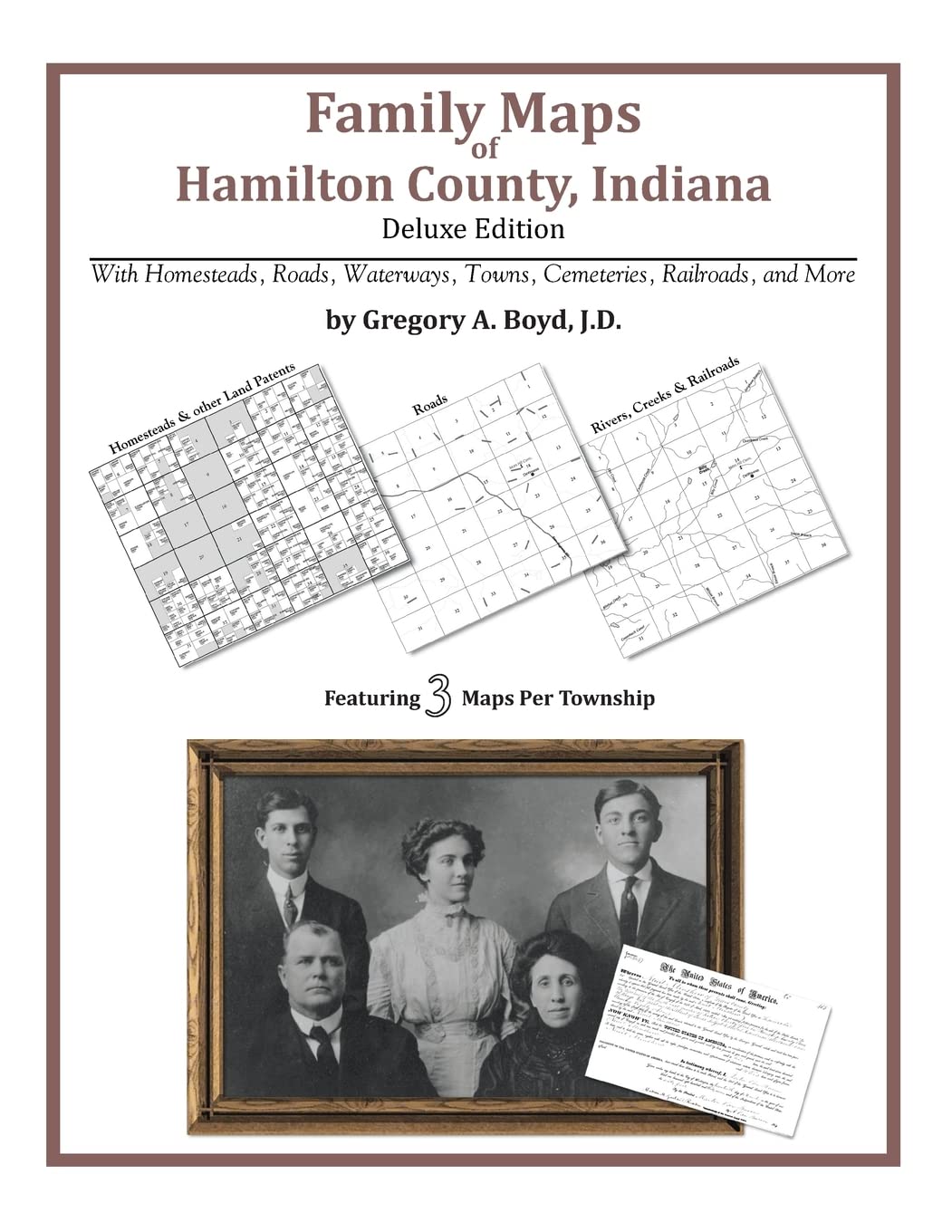 Family Maps of Hamilton County, Indiana,Used