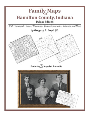 Family Maps of Hamilton County, Indiana,Used