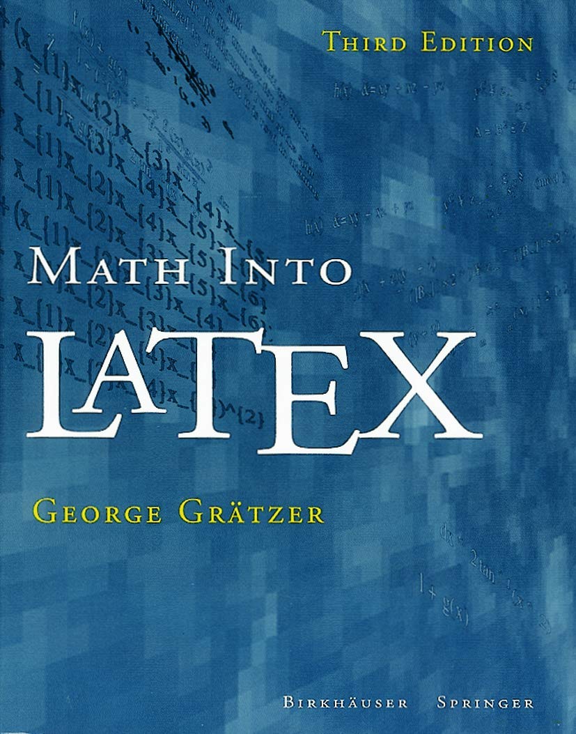 Math Into LaTeX,Used