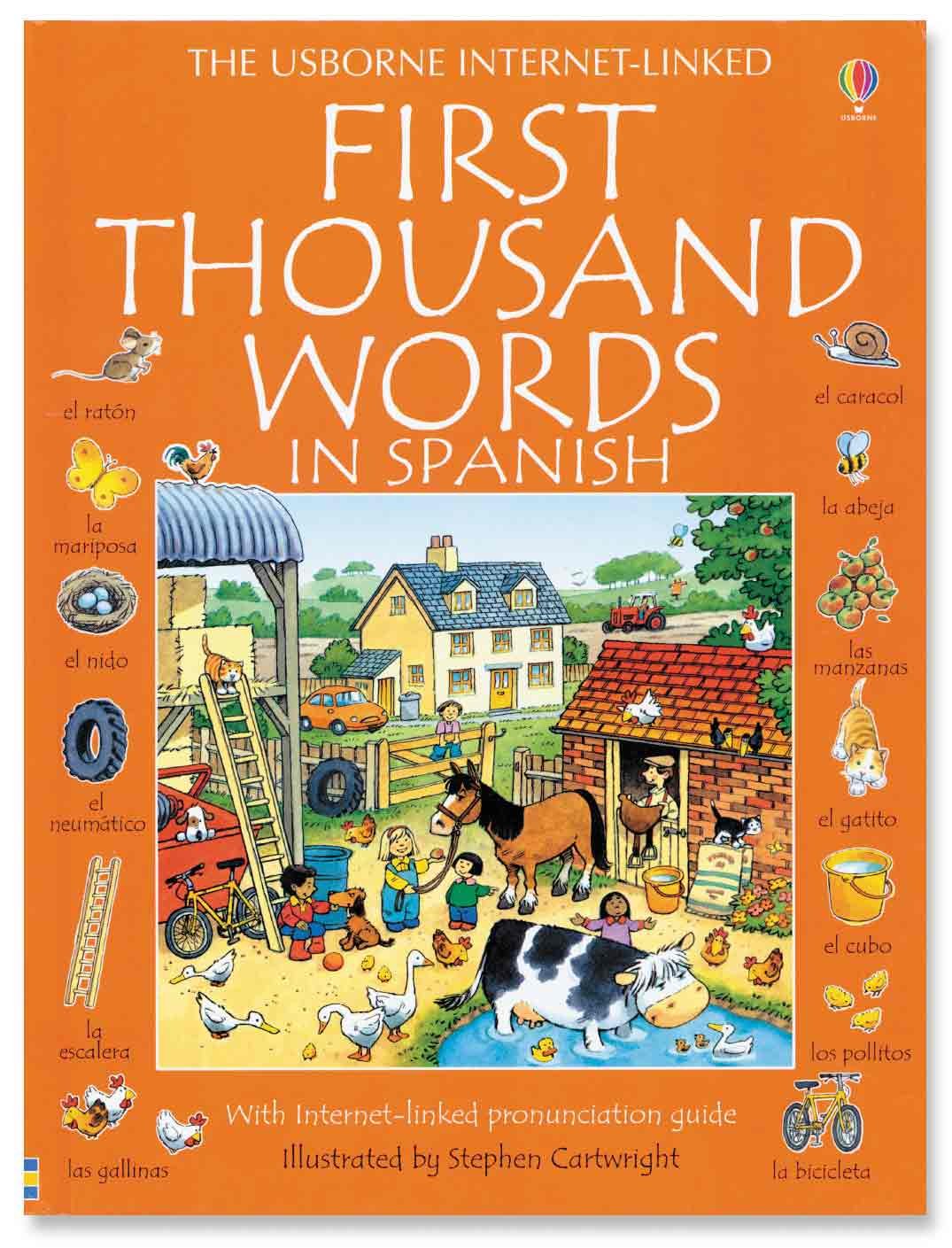 First Thousand Words in Spanish: With InternetLinked Pronunciation Guide (English and Spanish Edition),Used