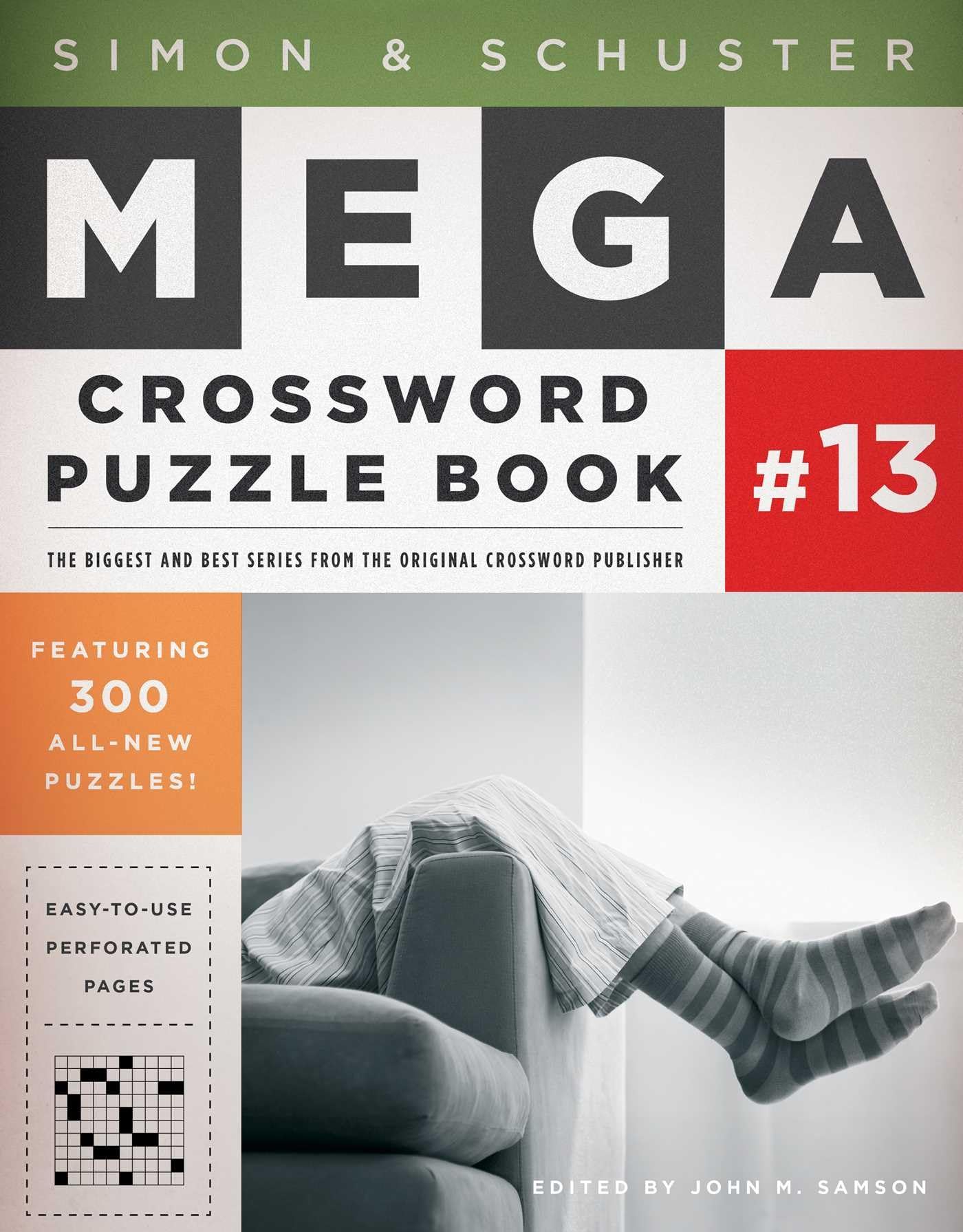 Simon & Schuster Mega Crossword Puzzle Book #13 (13) (S&S Mega Crossword Puzzles),Used