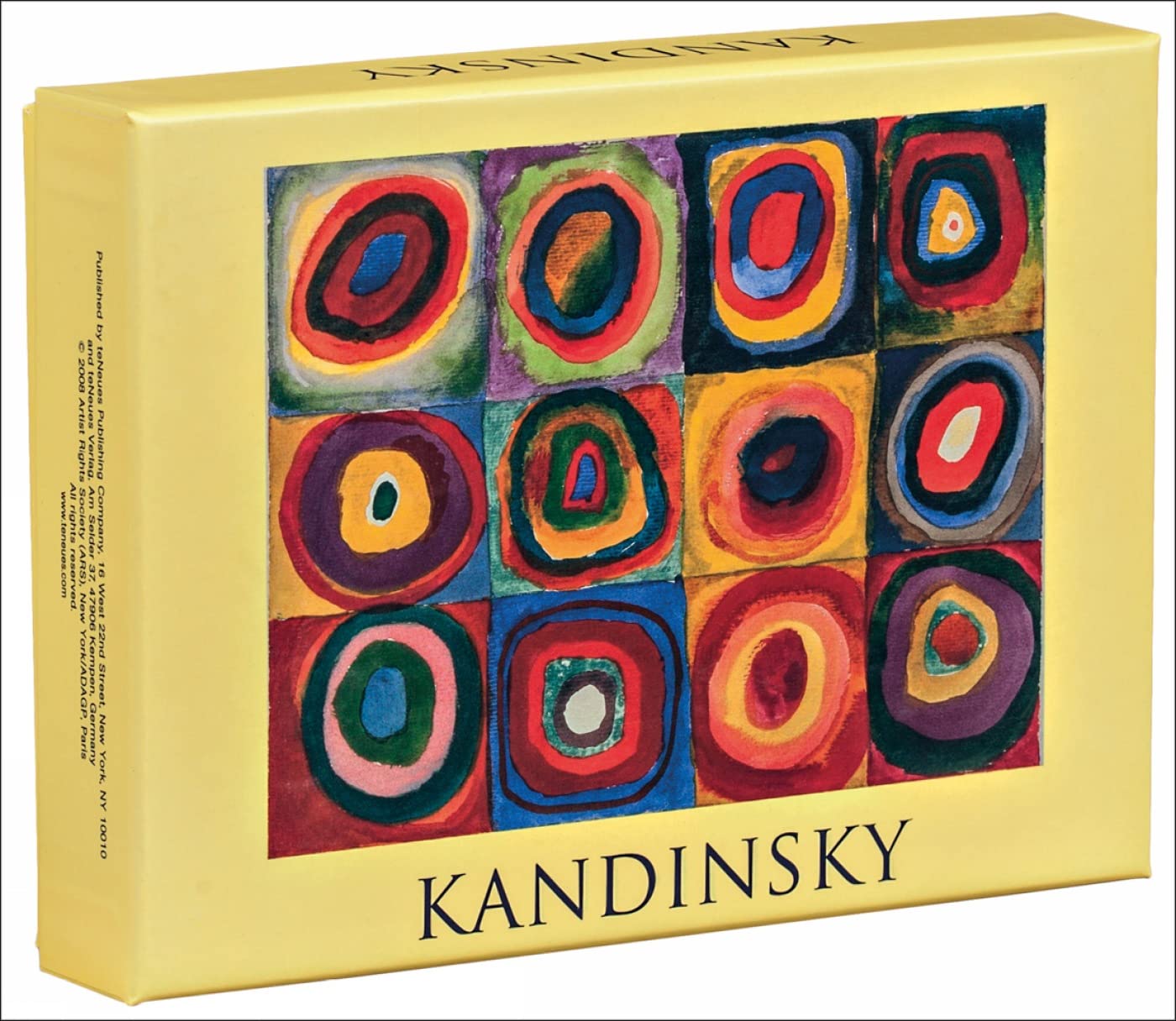 Kandinsky Notecard Box: Full Color, Full Size Notecards in a 2 Piece Box (Notecard Boxes),Used