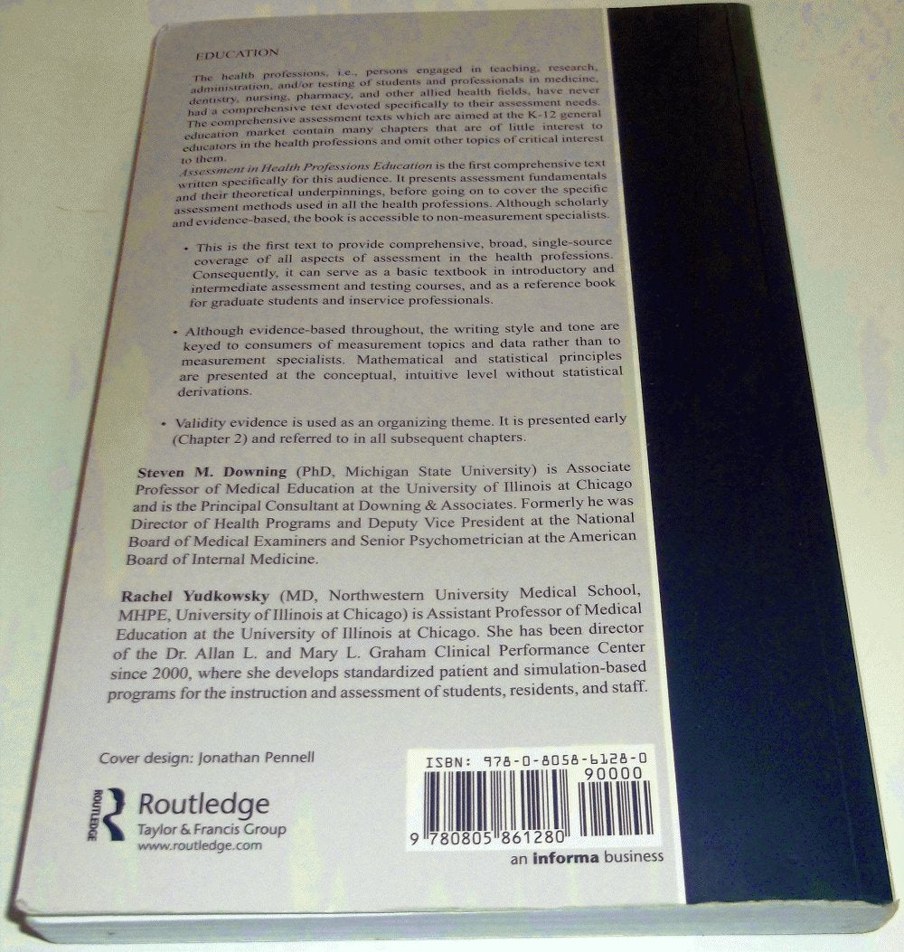 Assessment In Health Professions Education,Used