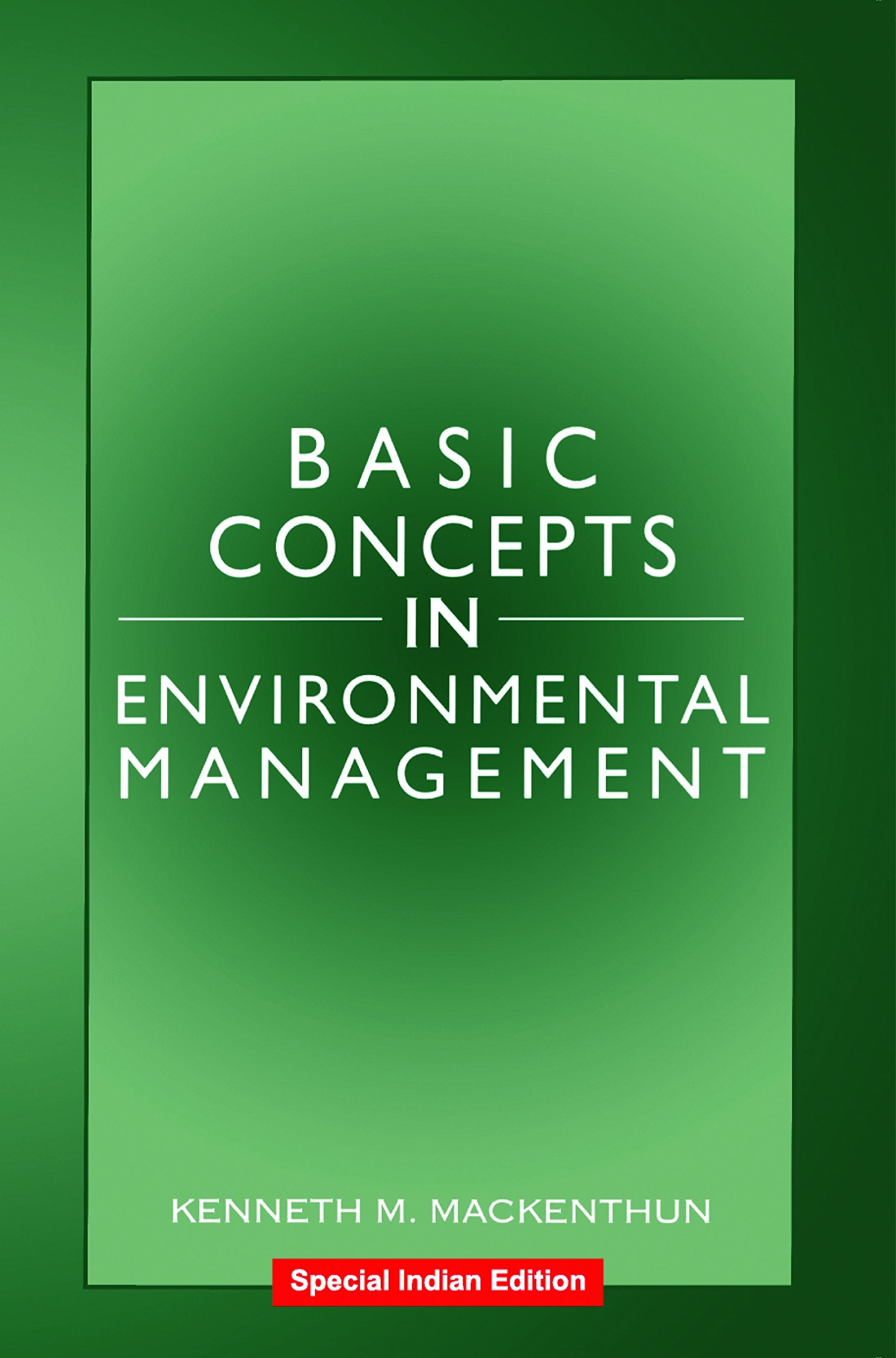 Basic Concepts in Environmental Management,Used