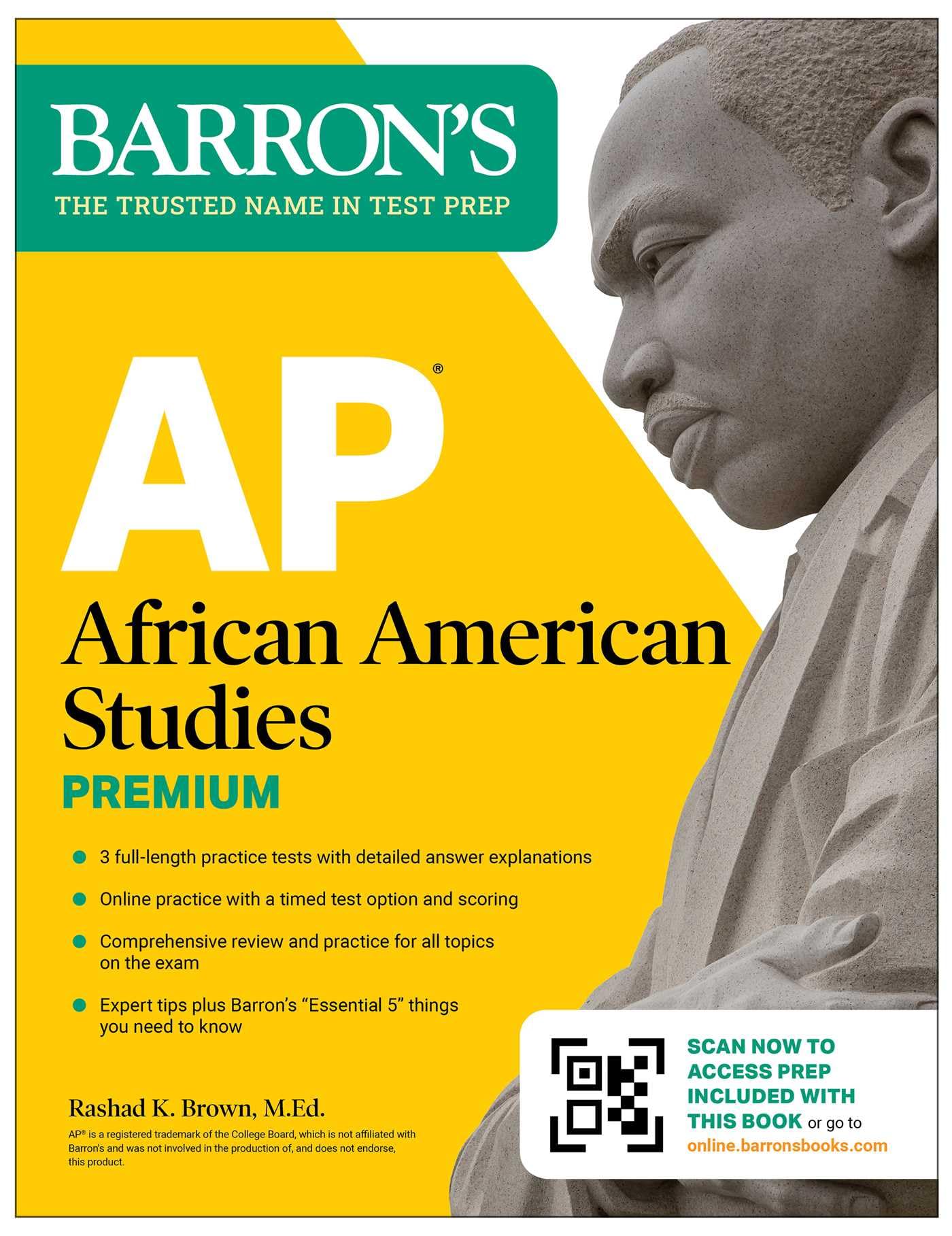 Ap African American Studies Premium, First Edition: Prep Book With 3 Practice Tests + Comprehensive Review + Online Practice (20
