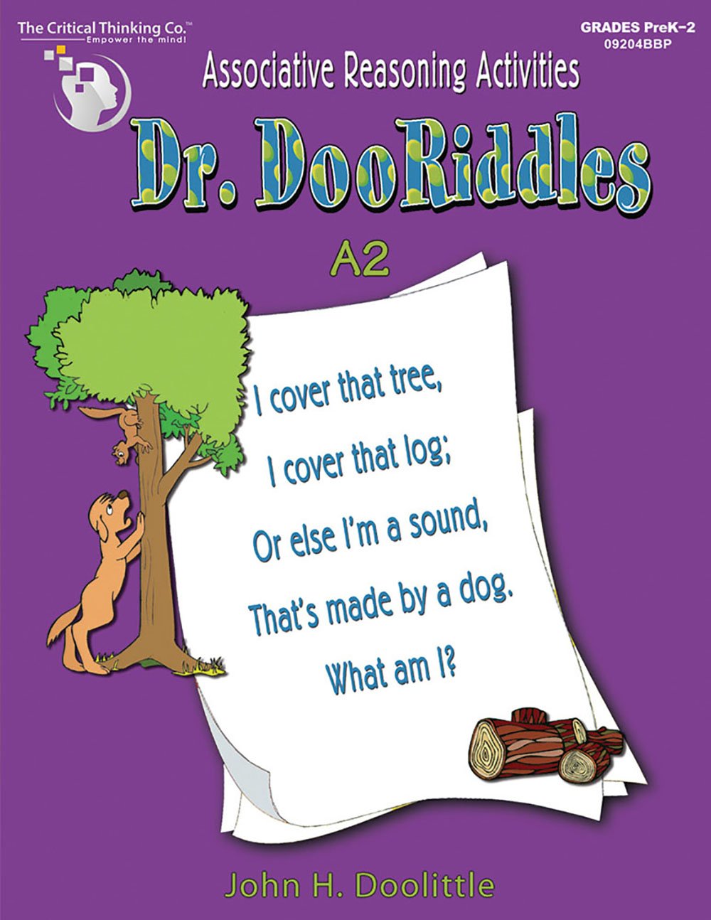 Dr. DooRiddles A2 Workbook  Associative Reasoning Activities (Grades PreK2),New