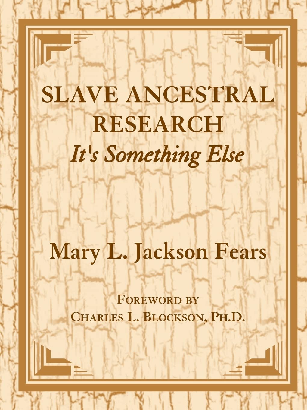 Slave Ancestral Research: It's Something Else,Used