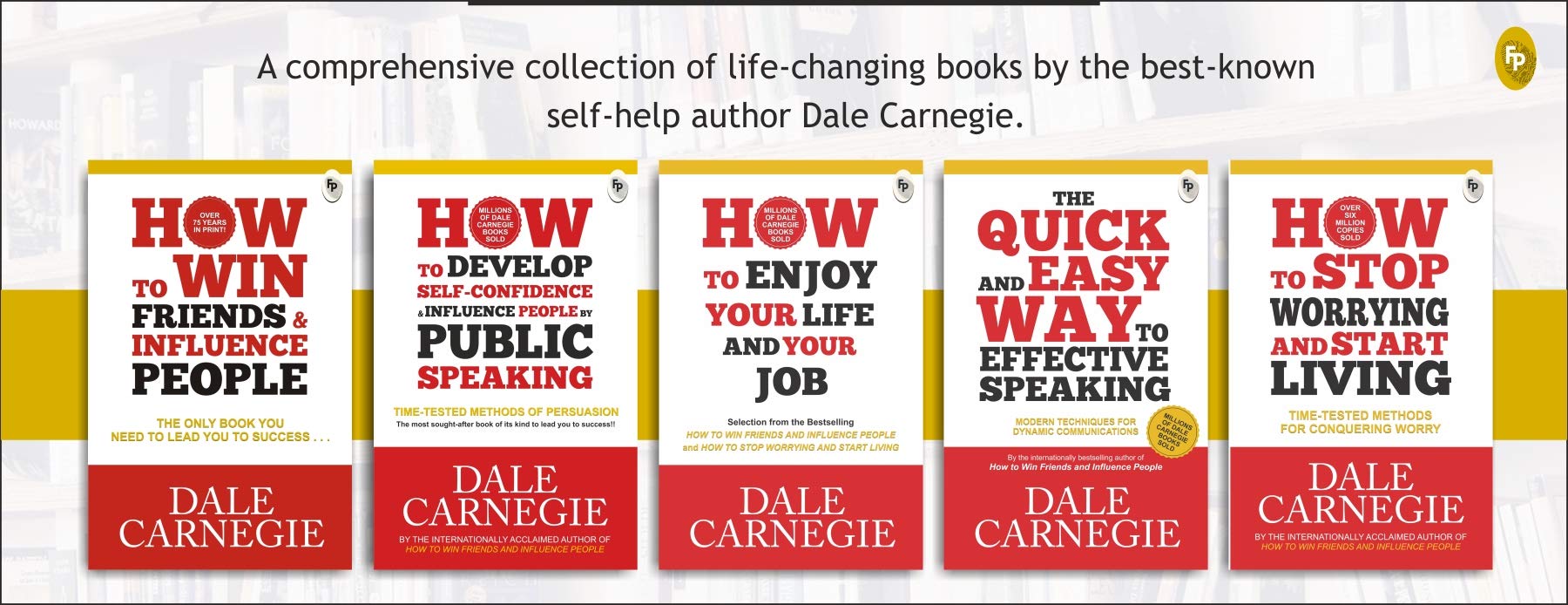 FINGERPRINT The Best of Dale Carnegie 5-Book Set - Personal Development Classics
