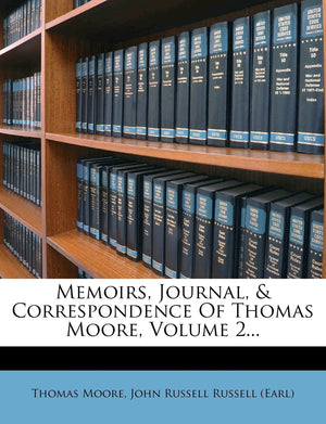 Memoirs, Journal, & Correspondence of Thomas Moore, Volume 2...,Used