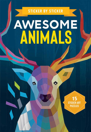 Sticker By Sticker: Awesome Animals-new