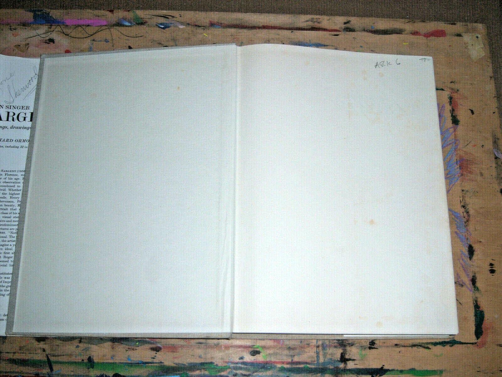 John Singer Sargent: Paintings, Drawings, Watercolors.-used