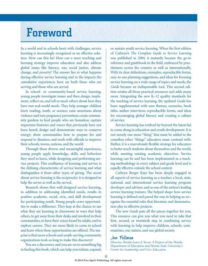 The Complete Guide to Service Learning: Proven, Practical Ways to Engage Students in Civic Responsibility, Academic Curriculum, ,Used