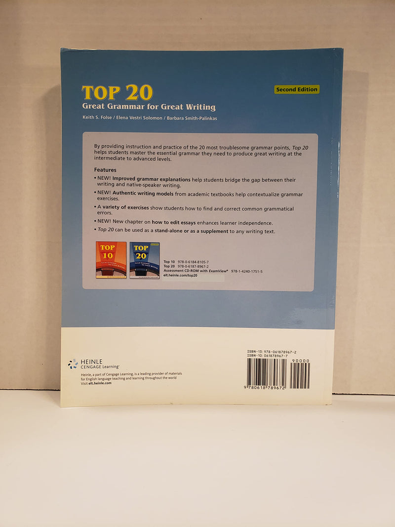 Top 20: Great Grammar for Great Writing,Used