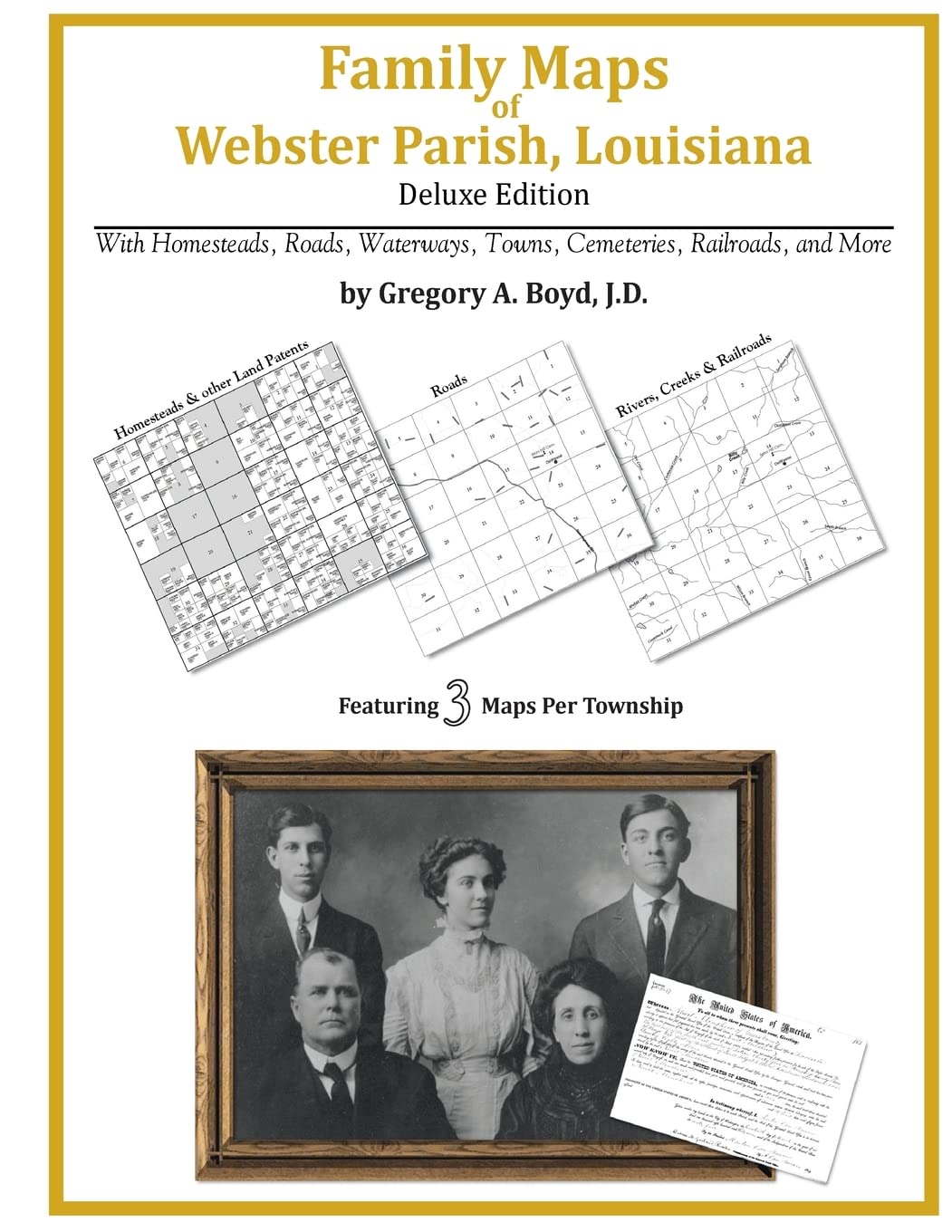 Family Maps of Webster Parish, Louisiana,Used