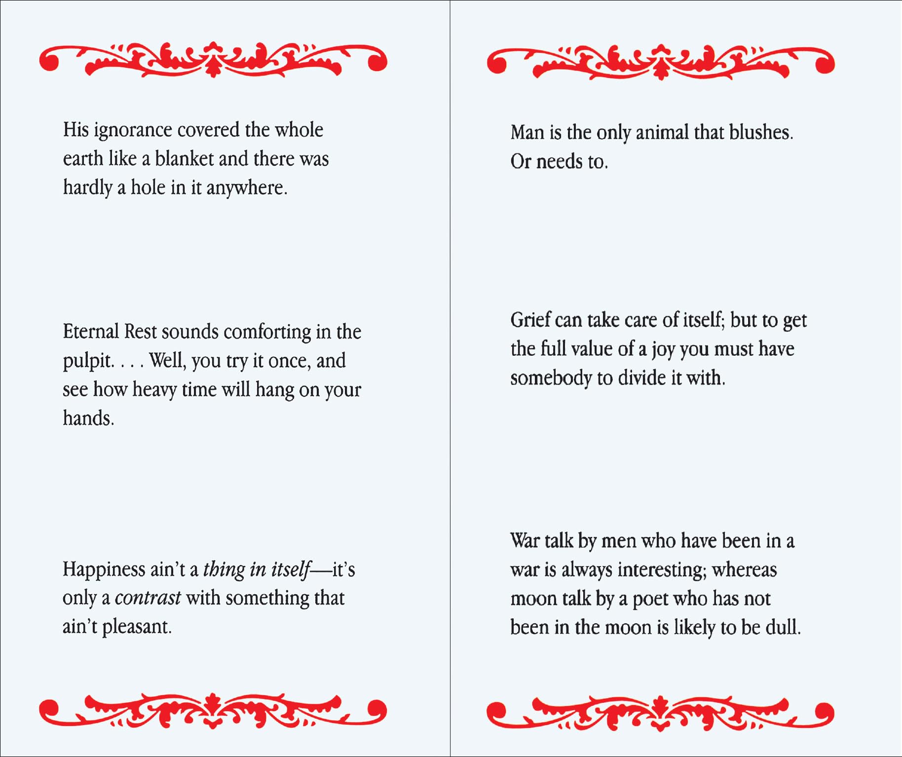 Mark Twain: Wit And Wisecracks (Americana Pocket Gift Editions)