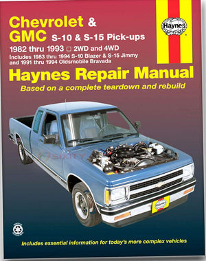 Chevrolet & GMC S Series Pickups 1982 thru 1988 (S10 & S15 Pickups, S10 Blazer, S15 Jimmy)  Owners Workshop Manual,Used