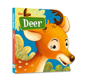 Board Book : Deer (Animals And Birds) (Cutout Books)