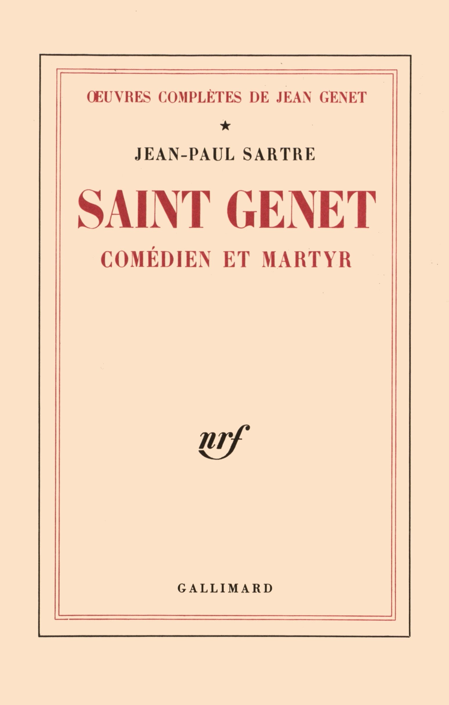 Saint Genet (French Edition),Used