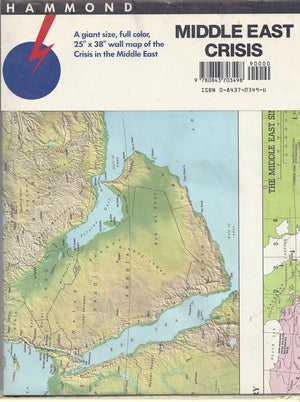 Crisis Middle East (Folded Map),Used