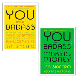 You Are a Badass & You Are a Badass at Making Money 2 Books Collection Set,Used