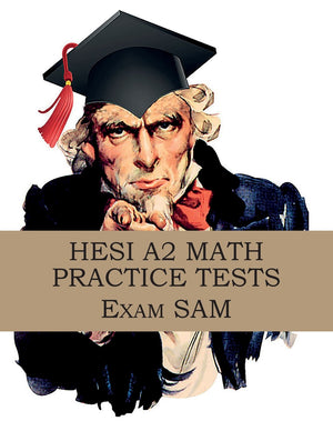 HESI A2 Math Practice Tests: HESI A2 Nursing Entrance Exam Math Study Guide,Used