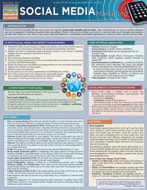 Social Media Marketing (Quick Study Business),Used