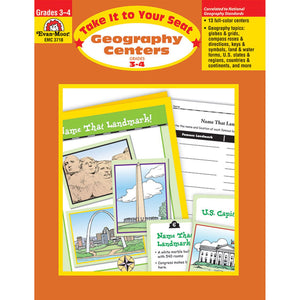 Geography Centers, Grades 34,Used