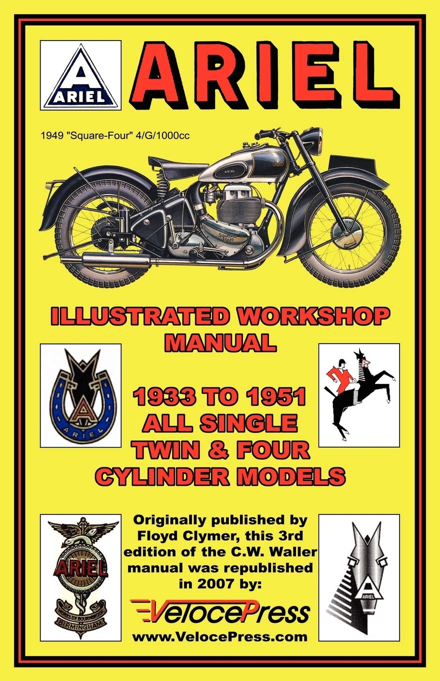 Ariel Motorcycles Workshop Manual 19331951,Used