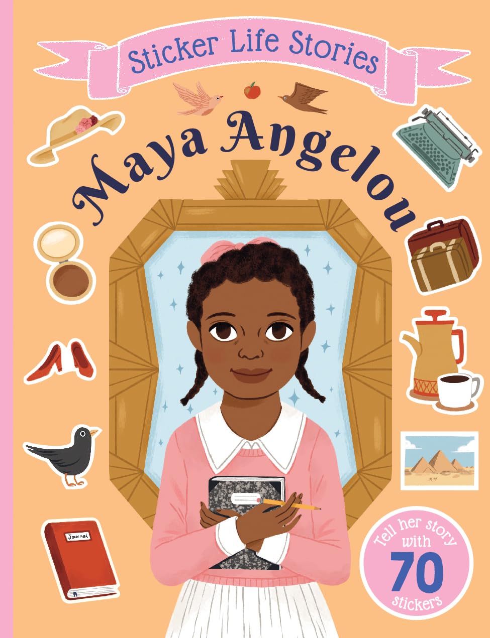 Sticker Life Stories Maya Angelou,New
