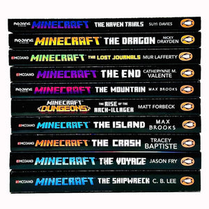 Koblit Ltd Official Minecraft Novels Collection - 10 Books Set, Includes The Shipwreck, The Voyage, The Crash & More