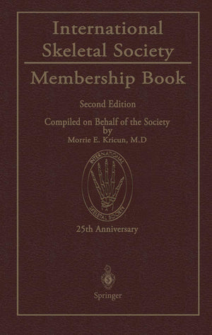 International Skeletal Society Membership Book,Used